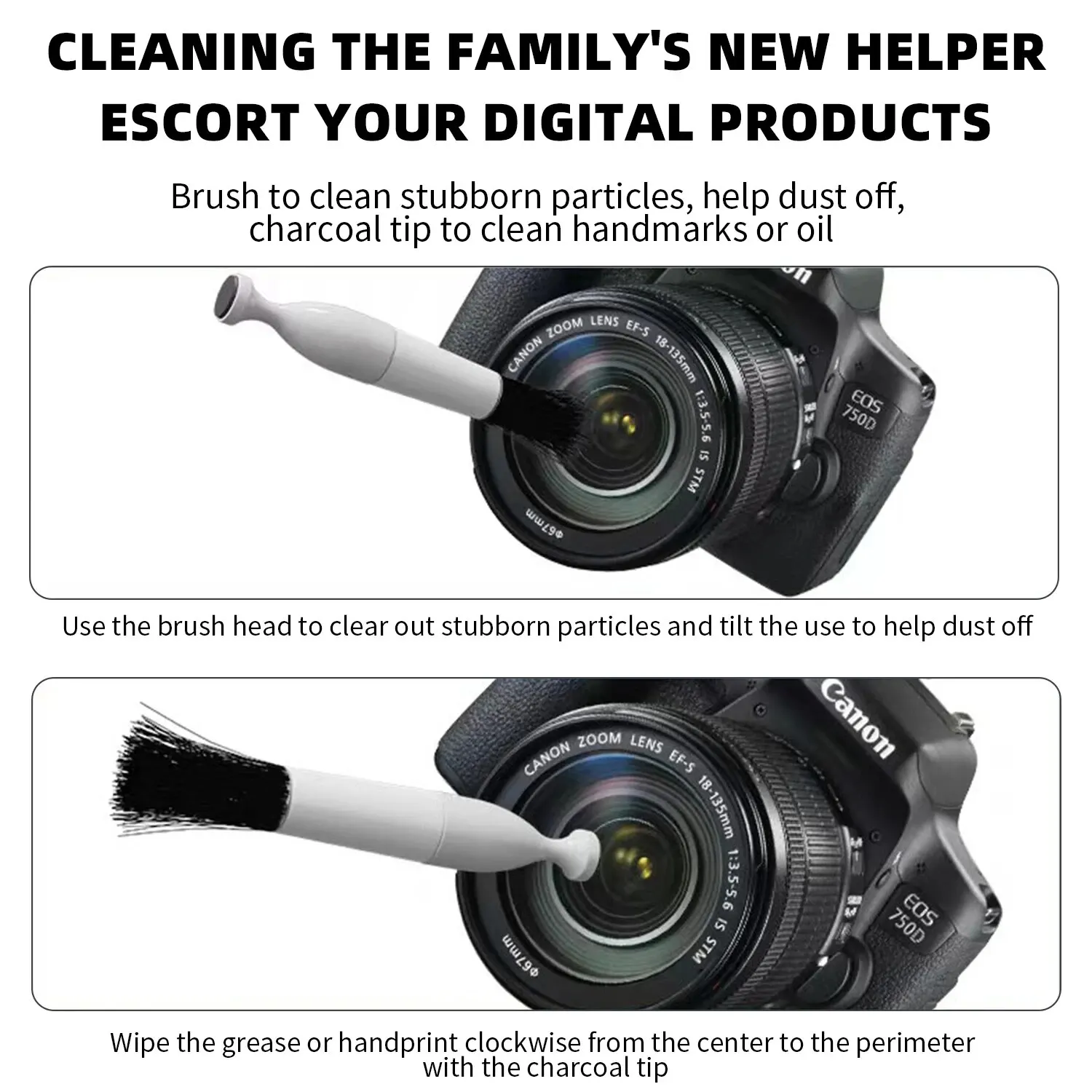 10 in 1 Computer Cleaning Kit Camera Tablet Microfiber Screen Cleaner Tools Earphone Cleaning Brush Keycap Puller Card Taking 4