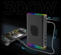 Station d'extension graphique externe OneXGPU 2 Portable eGPU Dock AMD Radeon RX 7800M 12 Go GDDR6 OCuLink USB4 avec carte graphique externe RGB pour jeux 5
