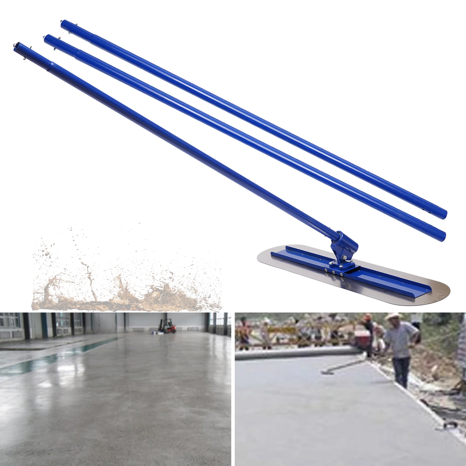 Stainless Steel Concrete Float Leveling Trowel 120cm