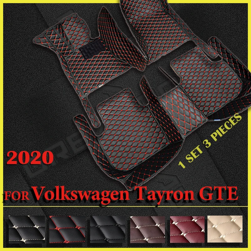 

Car Floor Mats For VW Volkswagen Tayron GTE 2020 Custom Auto Foot Pads Automobile Carpet Cover Interior Accessories