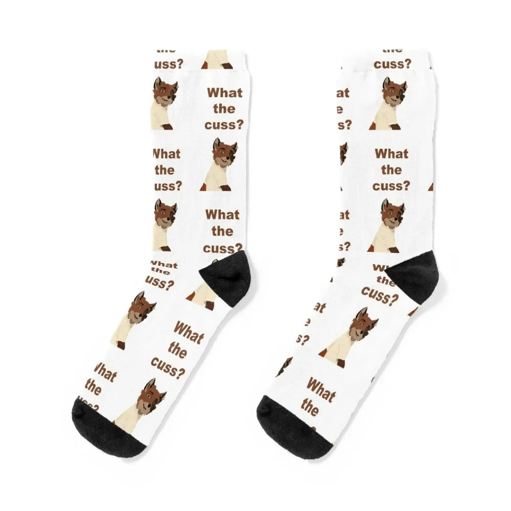 

Fantastic Mr Fox - What The Cuss Socks japanese fashion Thermal man winter Stockings man Women's Socks Men's