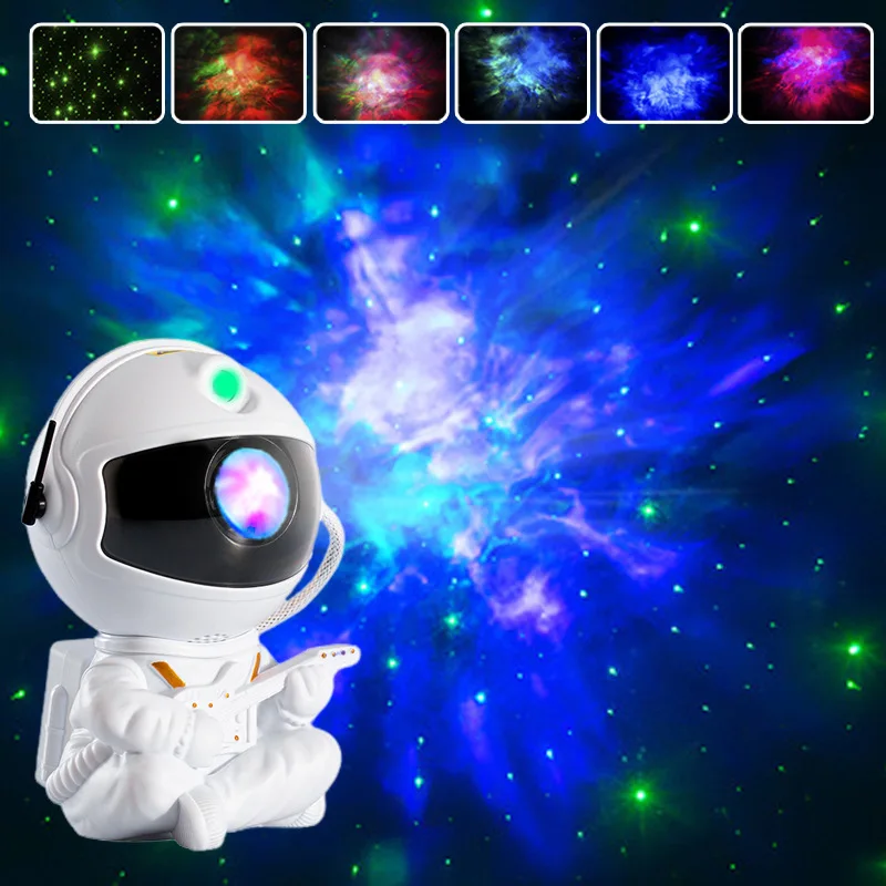 

Astronaut Star Projection Light LED Bedroom Atmosphere Night Light Astronaut Bluetooth Music Aurora Light Projector