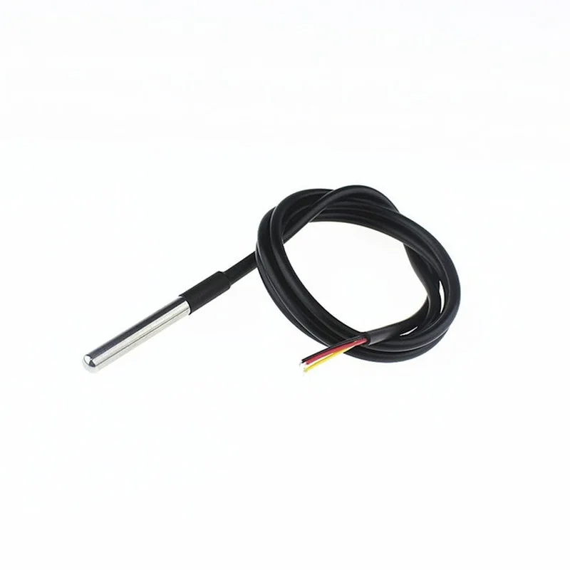 

1PCS DS1820 Stainless Steel Package Waterproof DS18b20 Temperature Probe Sensor 18B20 for Arduino
