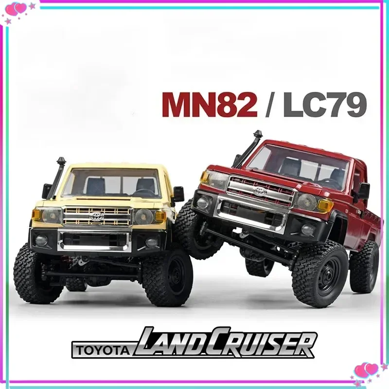 

New Mangniu Mn82 Remote-controlled Model Car Rc Climbing Off-road Vehicle Lc79 Pickup Truck Gift Toy