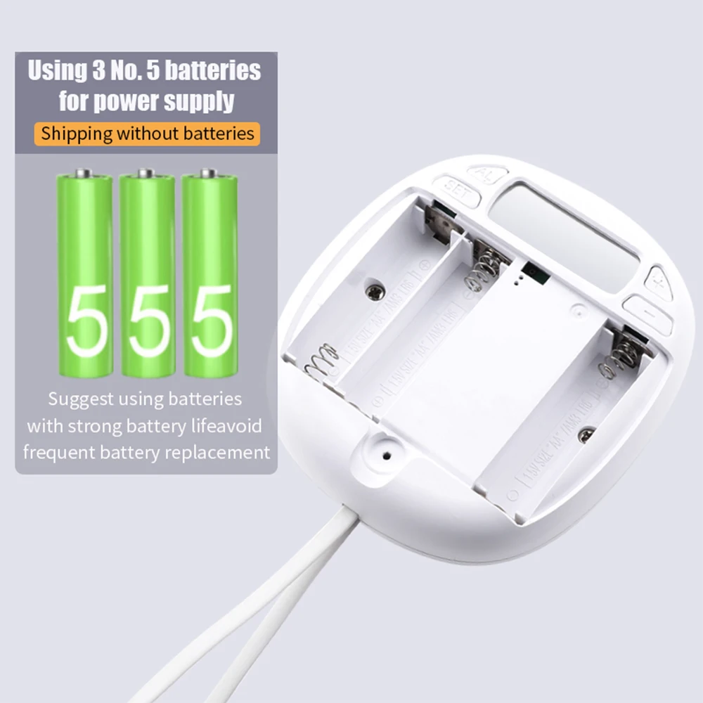 TS-BC670 Silent Vibration Alarm Clock Students Wake Up Strong Wake Artifact Creative Cute Pet Mute LED Digital Clock 6