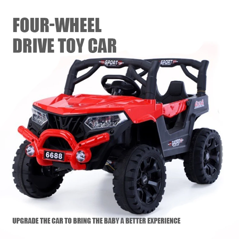Children'S Electric Car Off-Road Vehicle Four-Wheeled Double Baby Swing Car With Light Electric Vehicles Cars For Kids Ride On 10 Children'S Electric Car Off-Road Vehicle Four-Wheeled Double Baby Swing Car With Light Electric Vehicles Cars For Kids Ride On