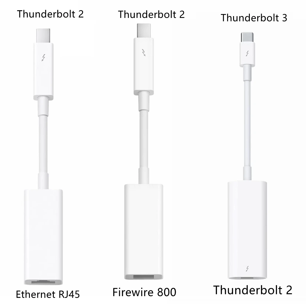 Firewire 800 to thunderbolt 2 Adapter Thunderbolt 3 To RJ45 Fire