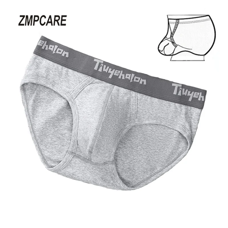 

Men Underwear Briefs Sexy Panties Cotton Cuecas Briefs Panties U Convex Pouch Ring Gay Tanga Shorts Man Male Underpants Slip