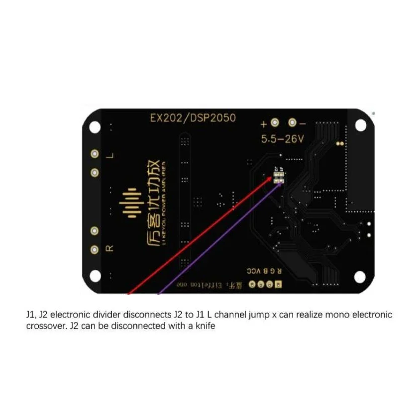 Dsp Bluetooth 5.0 Digital Hifi Placa de Amplificador de Potência Estéreo Botão de Ajuste de Volume Moudle 10-band eq 30w x 50w x Tws - Image 2