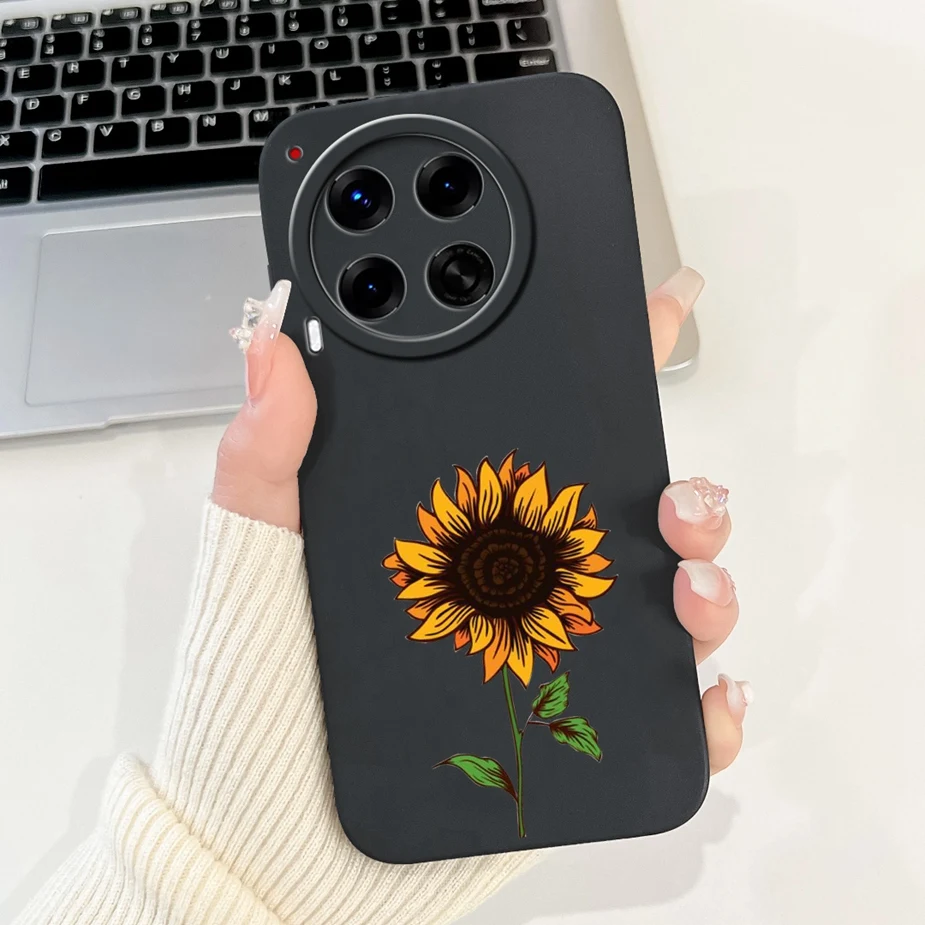 Stylish Sunflower Soft TPU Phone Case