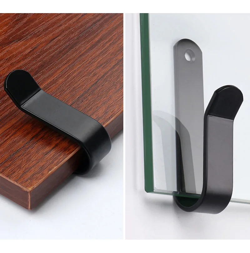 Vertical and Horizontal Wall Mount Clips for Boards - Indoor Storage Solution with Screws for Room or Garage