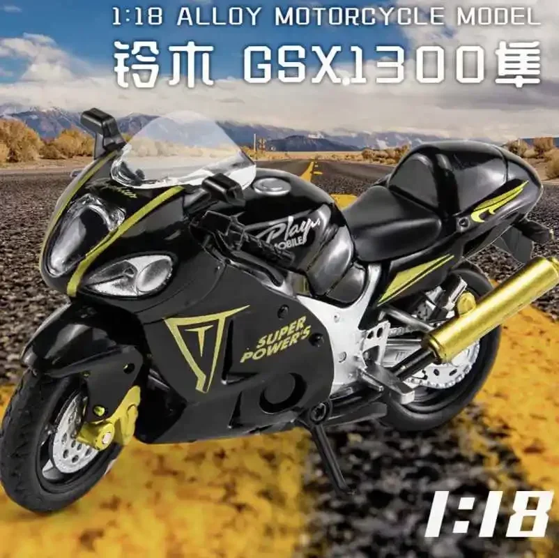 1:18 SUZUKI Hayabusa GSX1300 Magic Finger Alloy Motorcycle Model