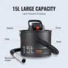 VEVOR Ash Vacuum Cleaner Powerful Suction Fireplace Vacuum with Reverse Suction Power Cable 10 Kpa Max. Vacuum for Fireplaces 3