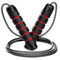 Rapid Speed Jump Rope Steel Wire Skipping Rope Exercise Adjustable Jumping Rope Fitness Workout Training Home Sport Equipment 1