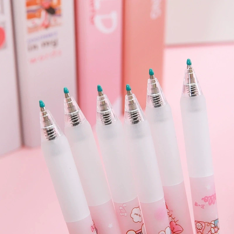 60pcs Sanrio Hello Kitty Neutral Pen Signature Gel Pen Writeing Roller Ball  Pen Office School Supplies Stationery Wholesale - Gel Pens - AliExpress