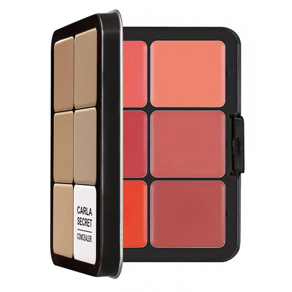 12-color iron box concealer blush cream matte highlight contour makeup all-in-one palette 4