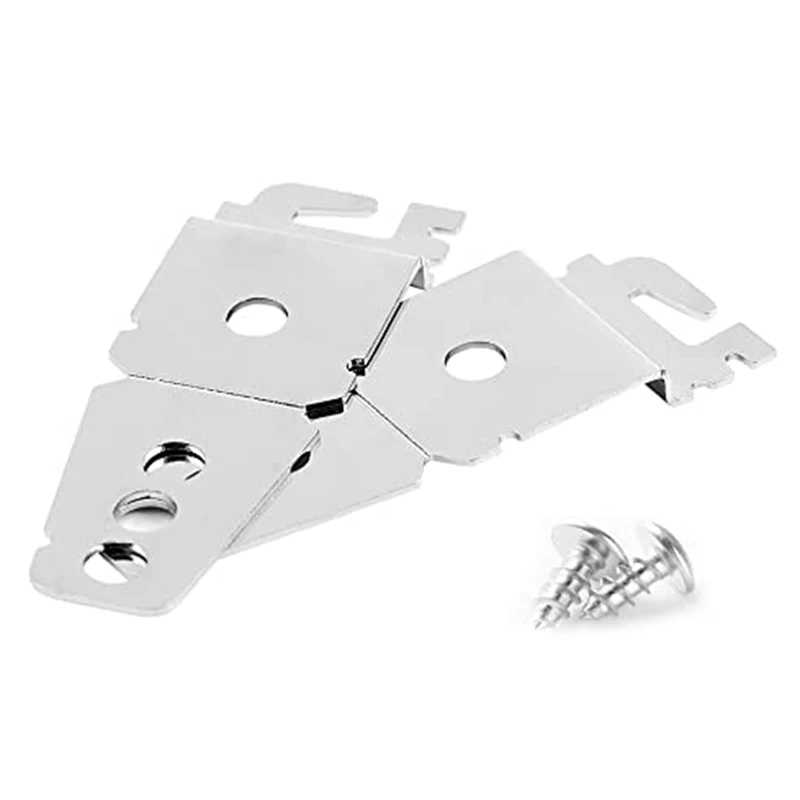 A01F-4 Pack Undercounter Dishwasher Upper Mounting Bracket Screws For Whirlpool & Kitchenaid Dishwashers 8269145
