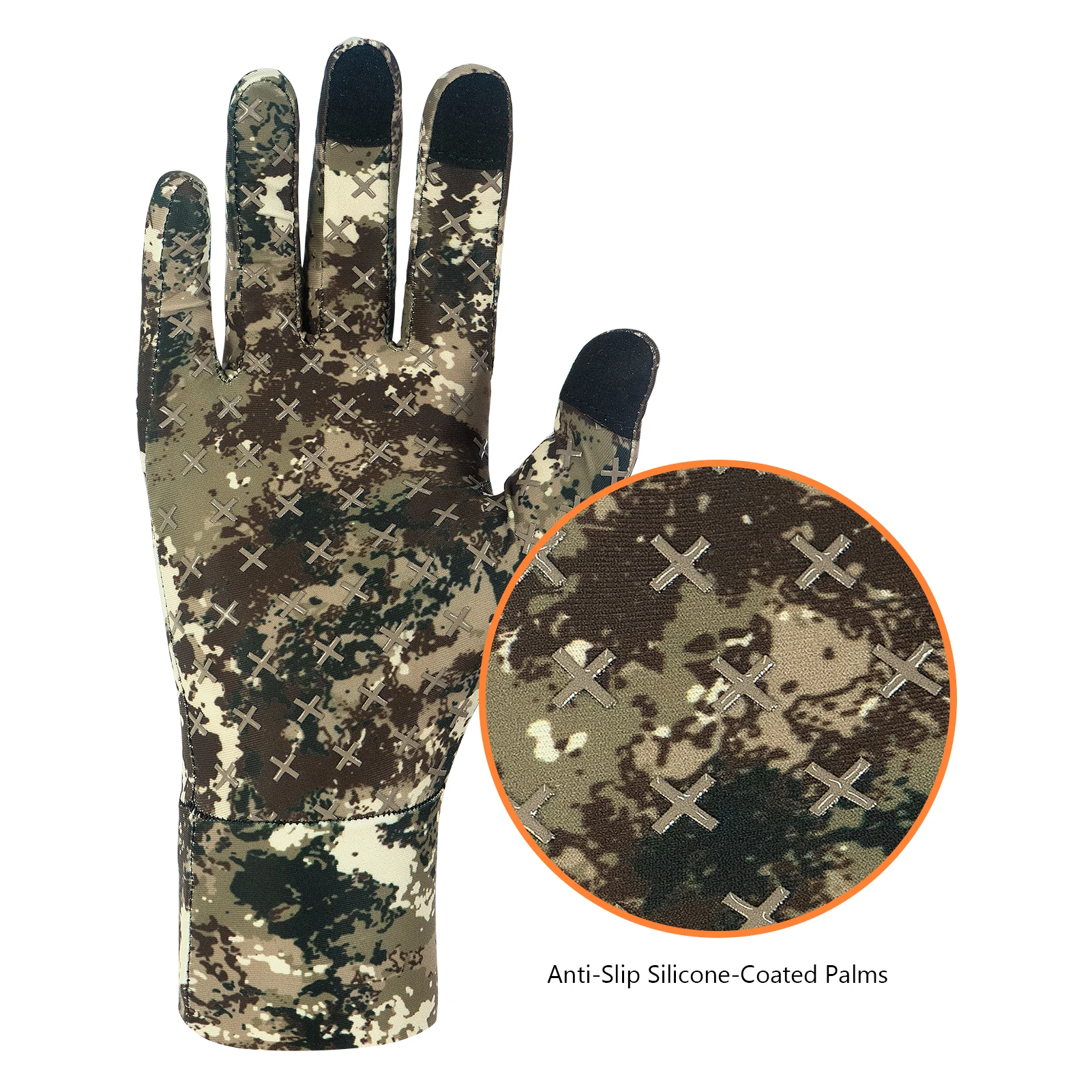 Men's Hunting Gloves HG05 sports gloves tactical gloves Lightweight UPF 50+ Camo
