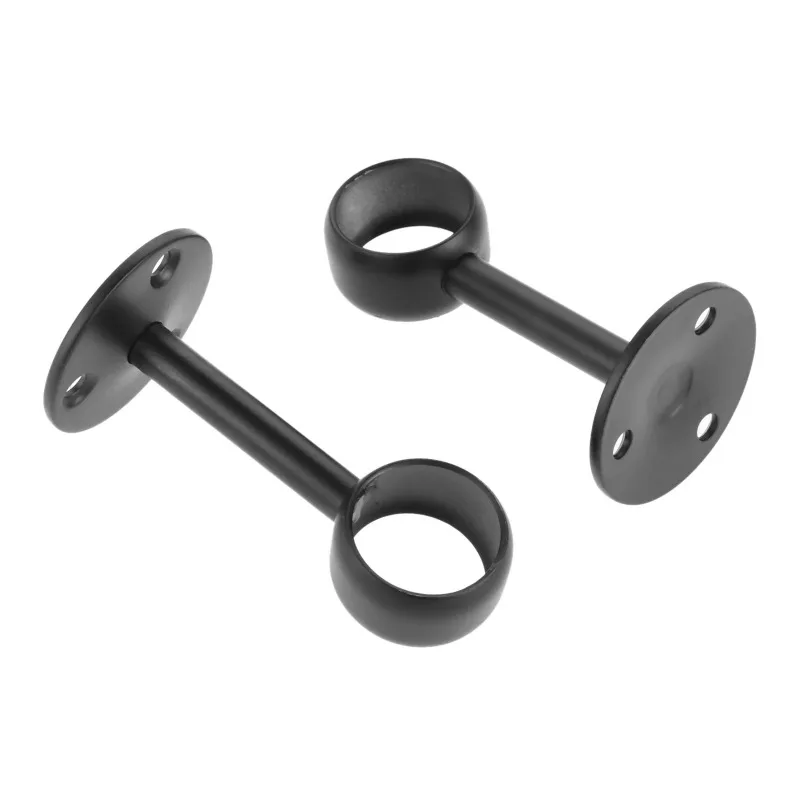 Rod, Roupeiro Hanger, Tubo Bracket, Fixo Braçadeiras
