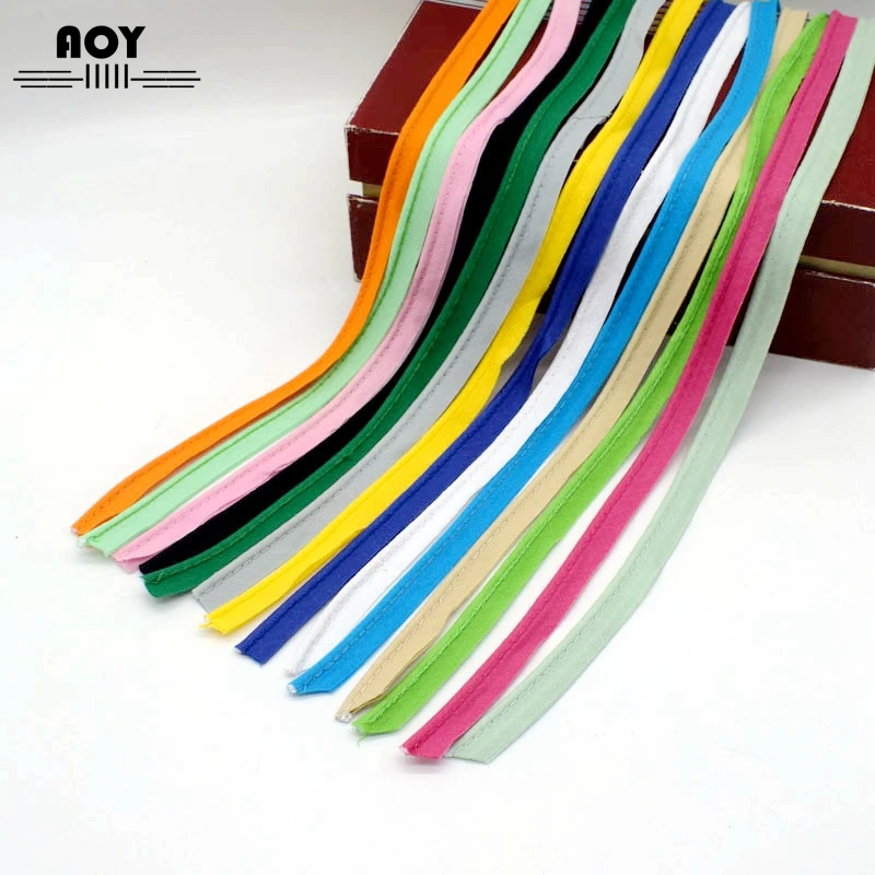 1/2"(12mm) Cotton Bias Piping Cord Tape Bias Binding For DIY Patchwork Garment Sewing Making And Trimming Home Textile 5yards sewing tools craft supplies