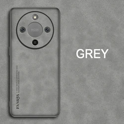 Soft Silicone Skin Feel Phone Case - Bumper Back Cover with Enhanced Grip for Honor X70 (GRAY)