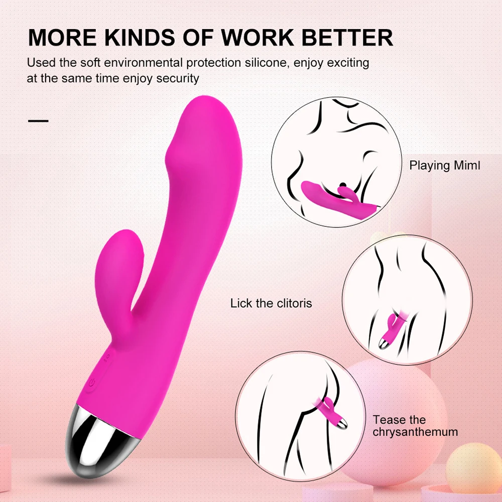 12 Speeds G Spot Vibrator Sex Toys for Women Powerful Dildo USB Rechargeable Vibrator Clitoris Stimulation Massage Adult Sxy Toy
