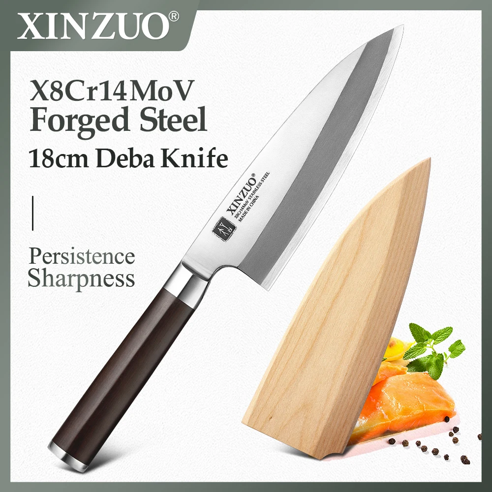 XINZUO Deba Professional Handmade Japanese 110 layers Damascus