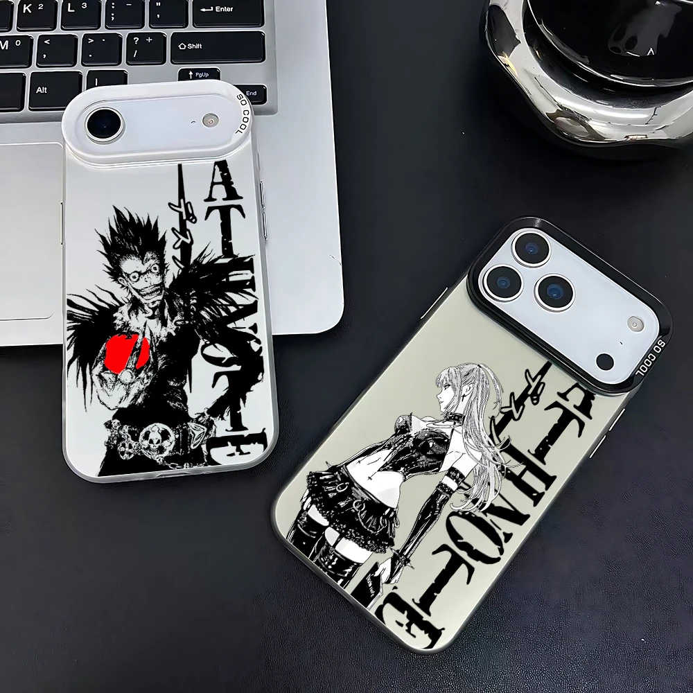 Anime Death Note Phone Case For iPhone 17 16e 16 15 14 13 12 11 mini Pro Max X XR XSMAX 8 7 Air Plus Anti Fall Matte Back Cover 3