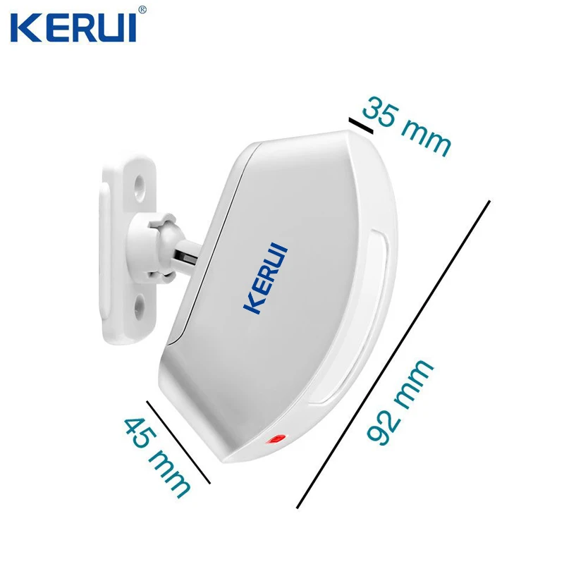 Wireless Window Curtain Motion Sensor PIR Detector Infraid Sensor Circuit Design 433MHz For Home Alarm System,motion detector alarm