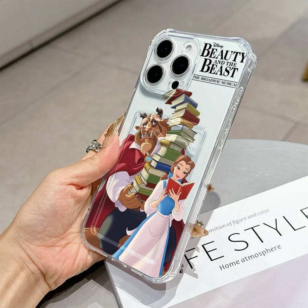 Beauty and the Beast Mulan Princess Phone Card Holder Case