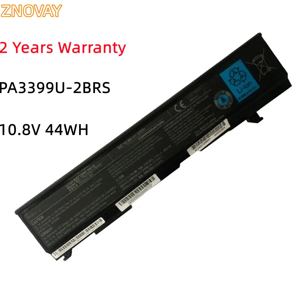 

ZNOVAY PA3399U-2BRS 44WH Battery For Toshiba Satellite A80 A100 M40 M45 M50 M55 M100 M115 PA3399U PA3399U-1BAS PA3399U-1BRS