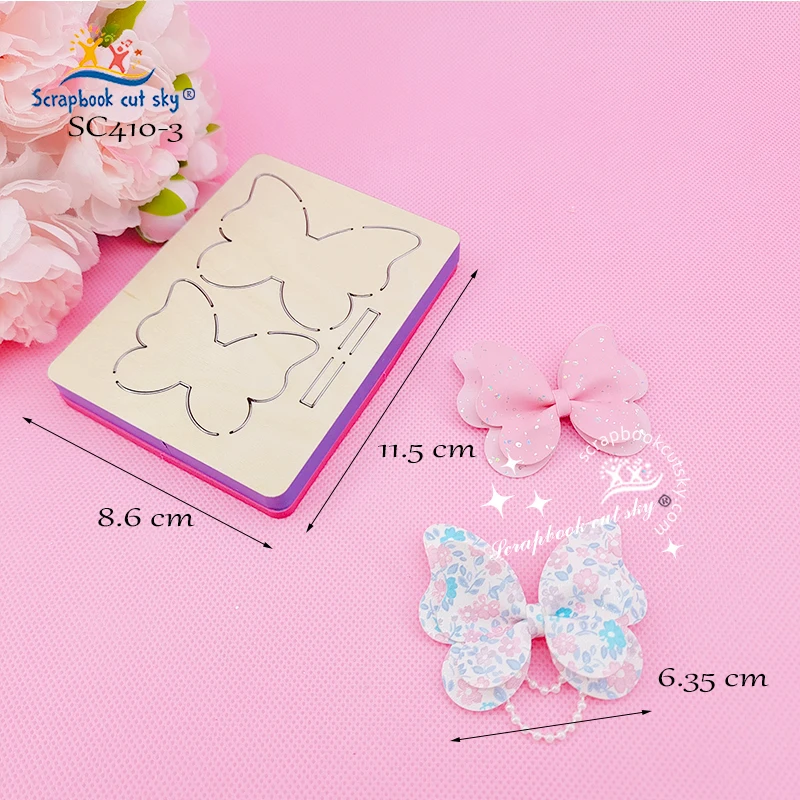 Description Picture 4 of itemScrapbookCutSky-SC410 Bow Combination Wood Cutting Knife Die, Used with the Machine