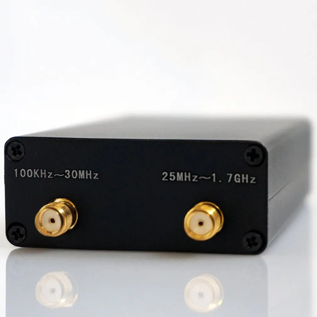 핫 100KHz-1.7GHz 풀 밴드 UV RTL-SDR USB 튜너 수신기 RTL-SDR RTL2832U+R820T2 라디오 수신기 도매 