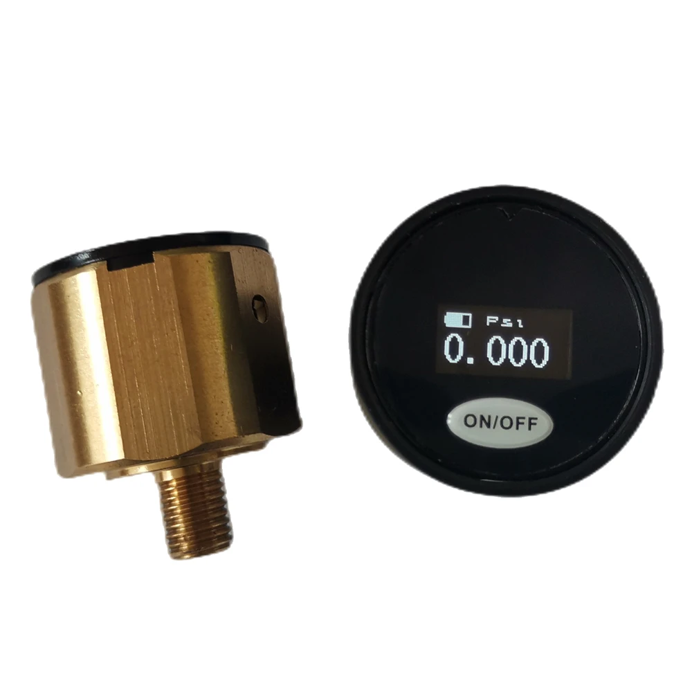 28mm Diameter Digital Air Pressure Gauge M8x1 M10X1 Manometer 4500PSI For Hatsan pressure vacuum gauge