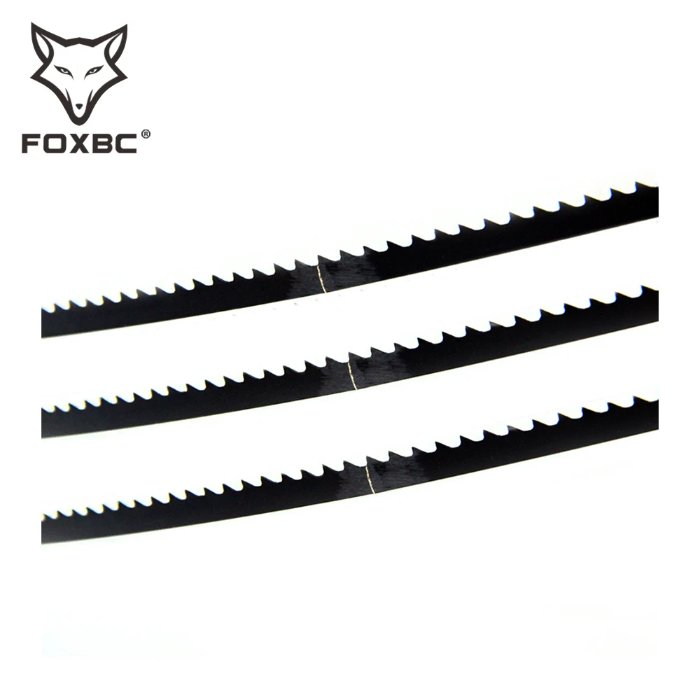 FOXBC 1712 x 12 x 0.36 mm Band saw Blades 6 TPI for Metabo BAS 260 Swift, BAS 261 Precision for Wood Plastics Cutting 3pcs