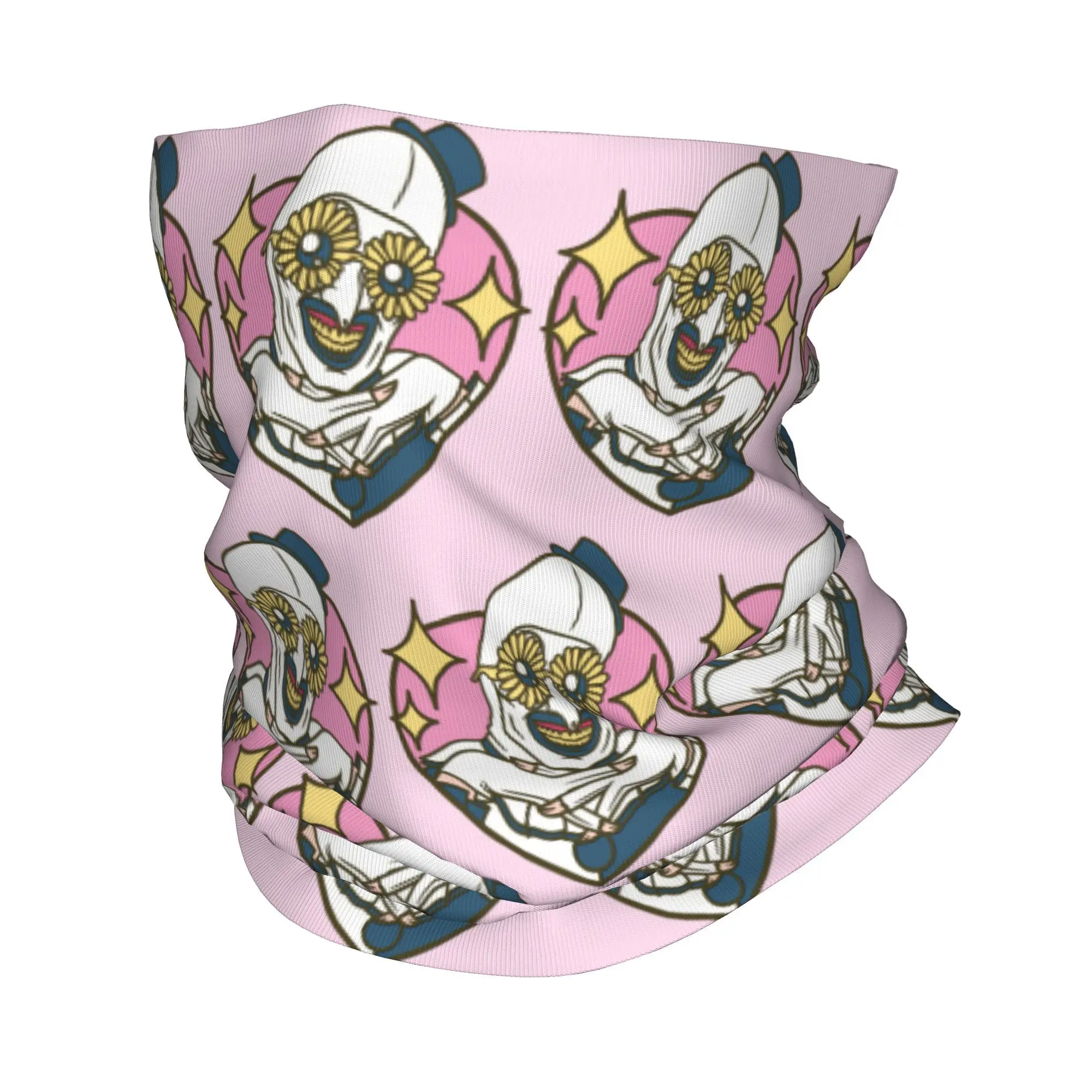 T-Terrifiers Horror Movie Bandana Neck Gaiter UV Protection Face Scarf Cover Men Women Headband Tube Balaclava