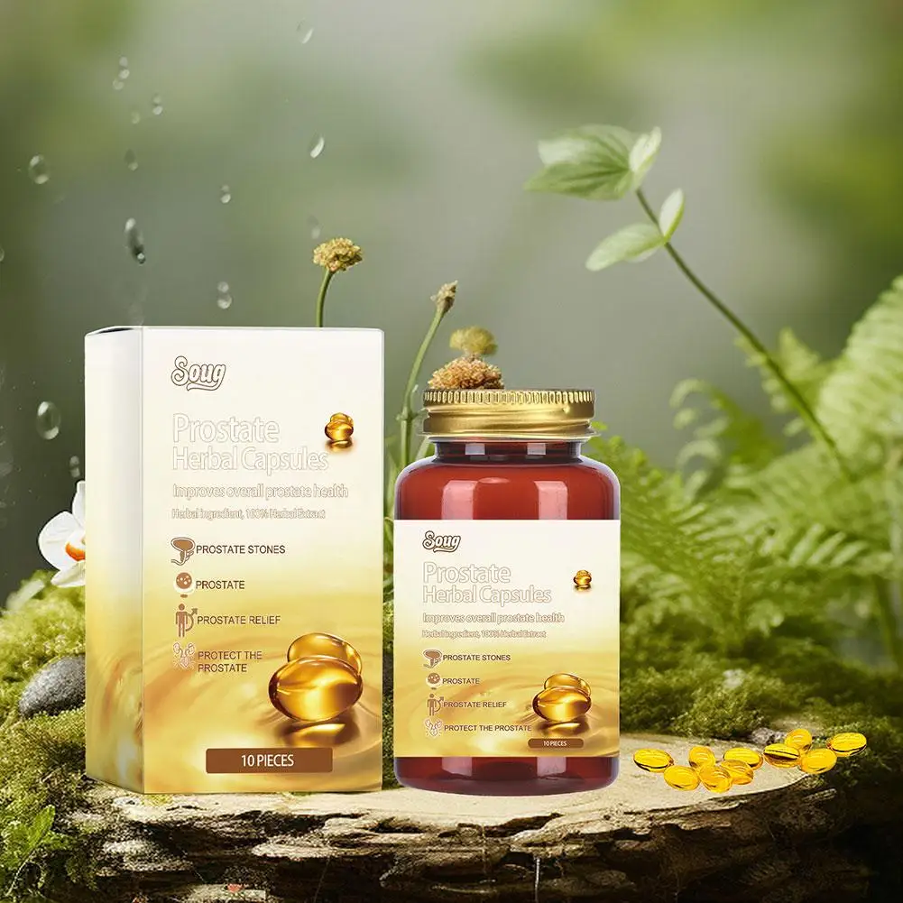 30pcs Prostate Natural Herbal Capsules Prostate Urgency Symptoms Remover Capsules For Men Soothing Body Health Care