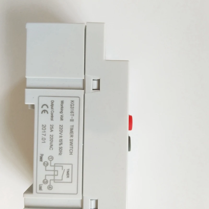 KG316T-II Din Rail Microcomputer Time Control Switch Time Control Timer AC 220V 25A DIGITAL TIMER SWITCH Relay