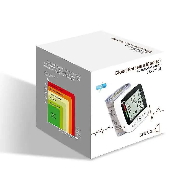 Blood Pressure Monitor Heart Rate One click Home Wrist Voice function Blood Monitoring Device