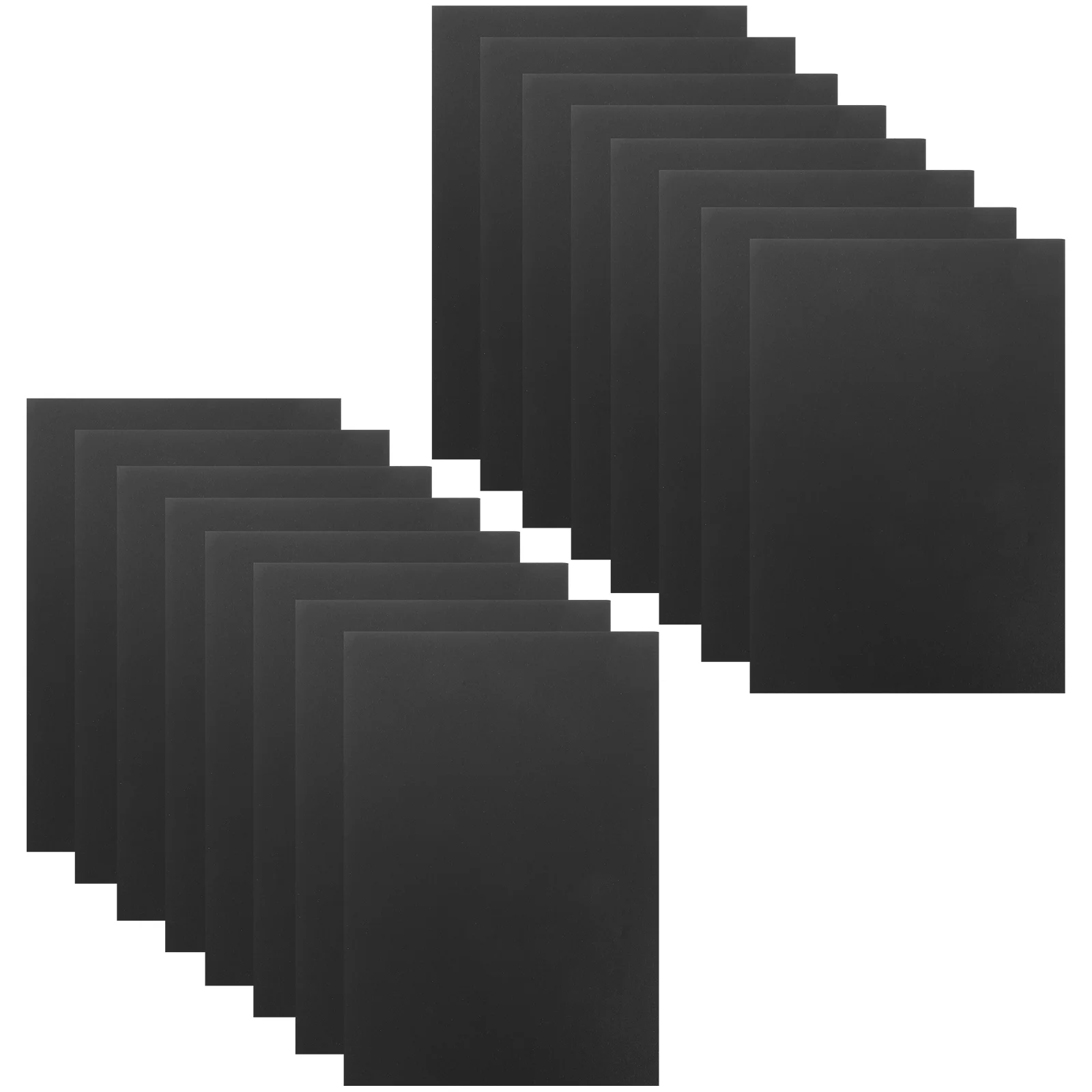 

50 Sheets Black Cardboard Greeting Paper for Painting Stock Drawing Artists Household Thick Cardstock Sketching