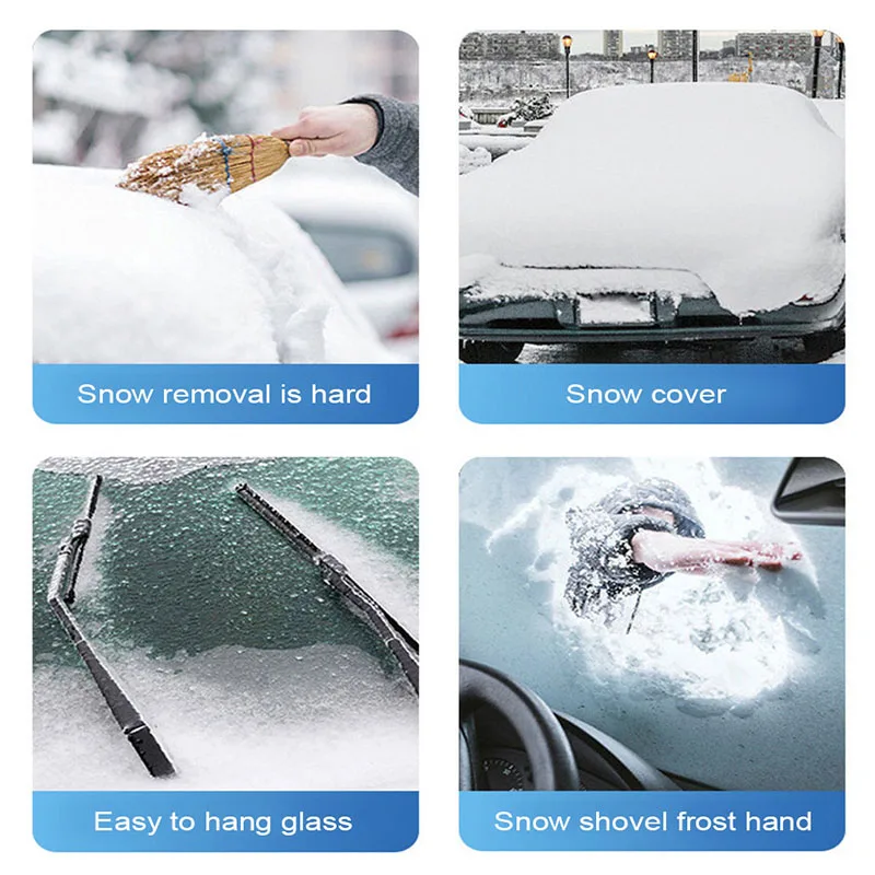 SEAMETAL Car Front Windshield Cover Magnetic Auto Sunshade Snow Ice Dust Protection  Cover Winter Summer Car Exterior Accessories - AliExpress