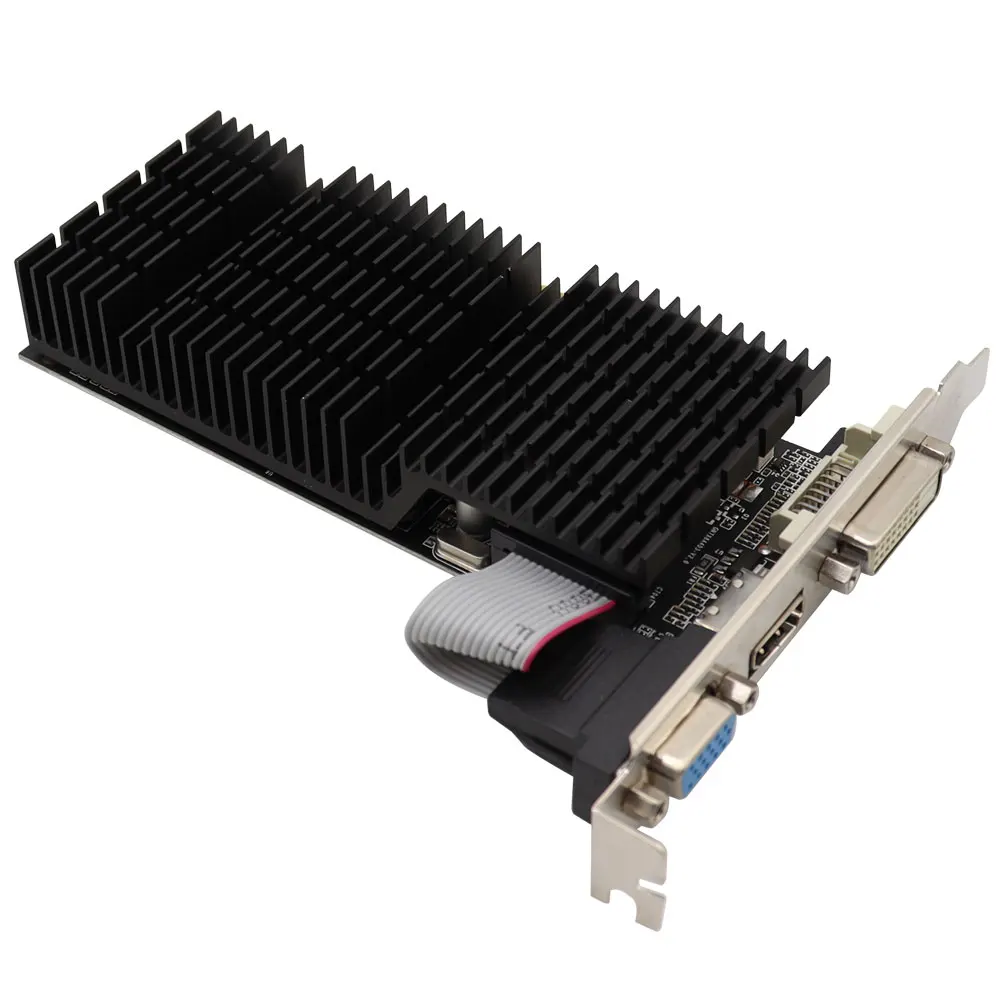 

Video Card GT 710 2GB DDR3 VGA HDMI DVI PCI-E Graphics Card HTPC Suitable For Home Use