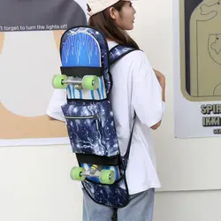 Foldable Skateboard Backpack Durable Skateboard Bag Men and Women Sports Waterproof Longboard Backpack Outdoor Sport Accessories