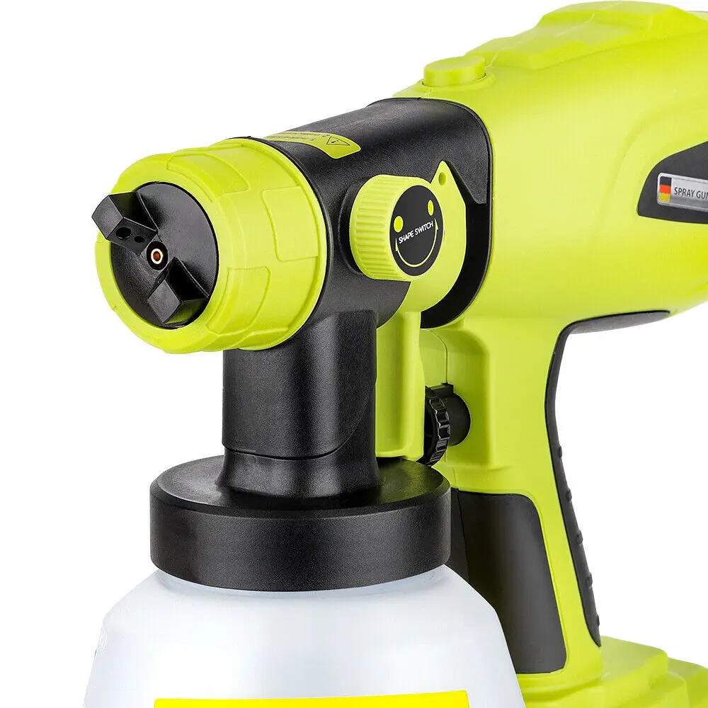 1000ml Cordless Electric Spray Gun Paint Sprayer Auto Furniture Steel Coating Ai