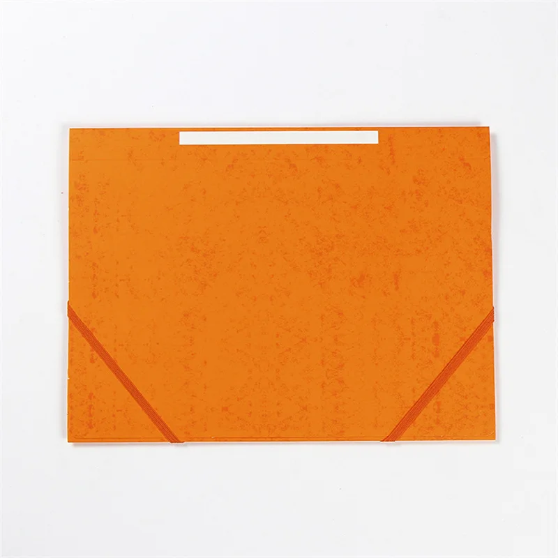 10PCS A4 FC File Folder with Elastic Cord Document Organizer Paper Folders Extra Capacity for Business Home School Office
