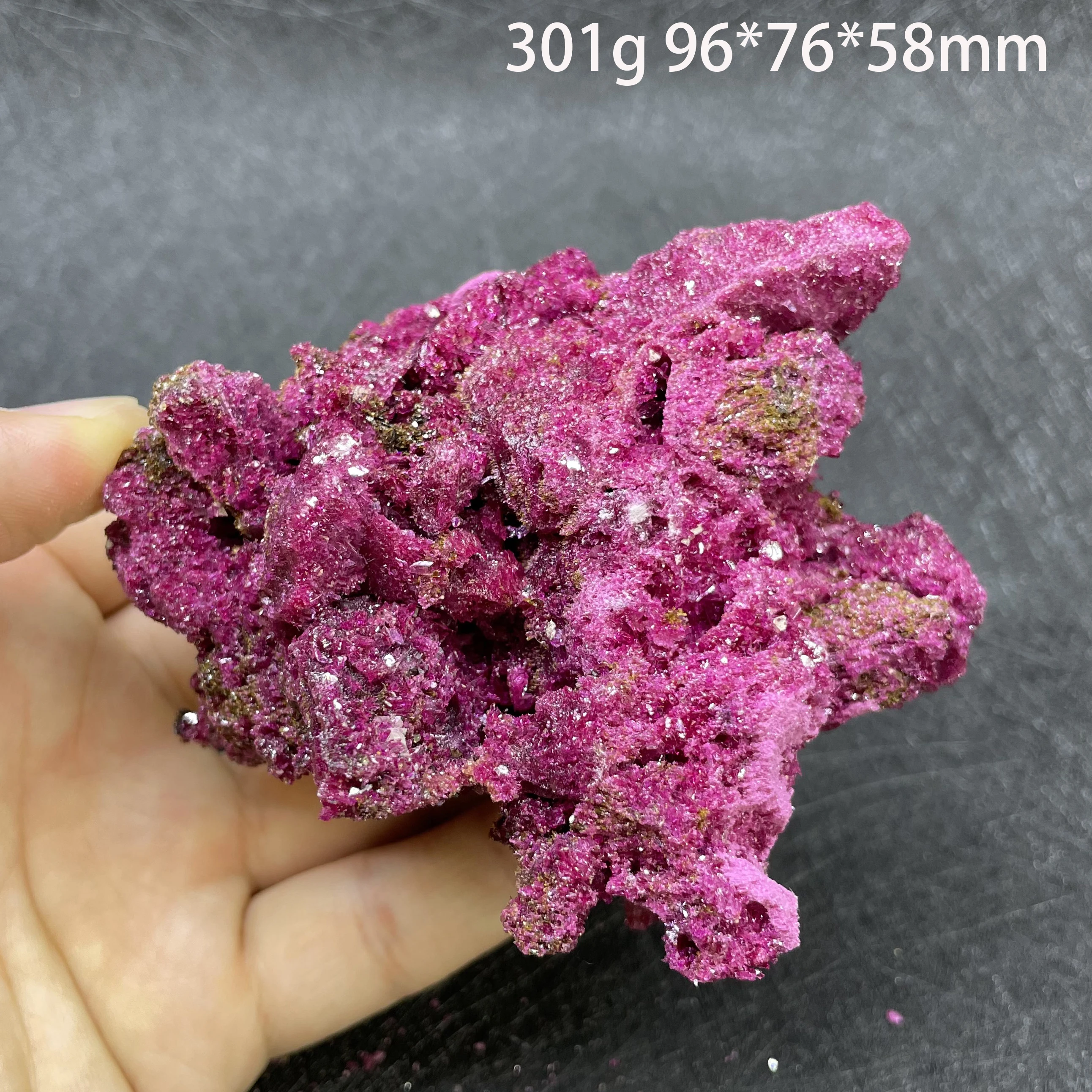 Natural Stone Africa Honeycomb Ruby Rough Shiny Mica Mineral