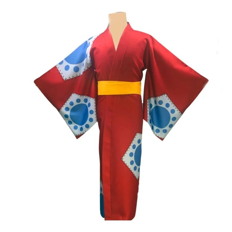 

Hot Anime Wano Country Yukata Cosplay Costume Women Men Luxury Kimono Bathrobe for Halloween Custom Made