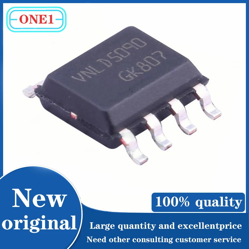 IC PWR 드라이버 N-CHANNEL 1:1 8SO SOP8, VNLD5090, VNLD5090TR, , 로트당 1 개, 신제품