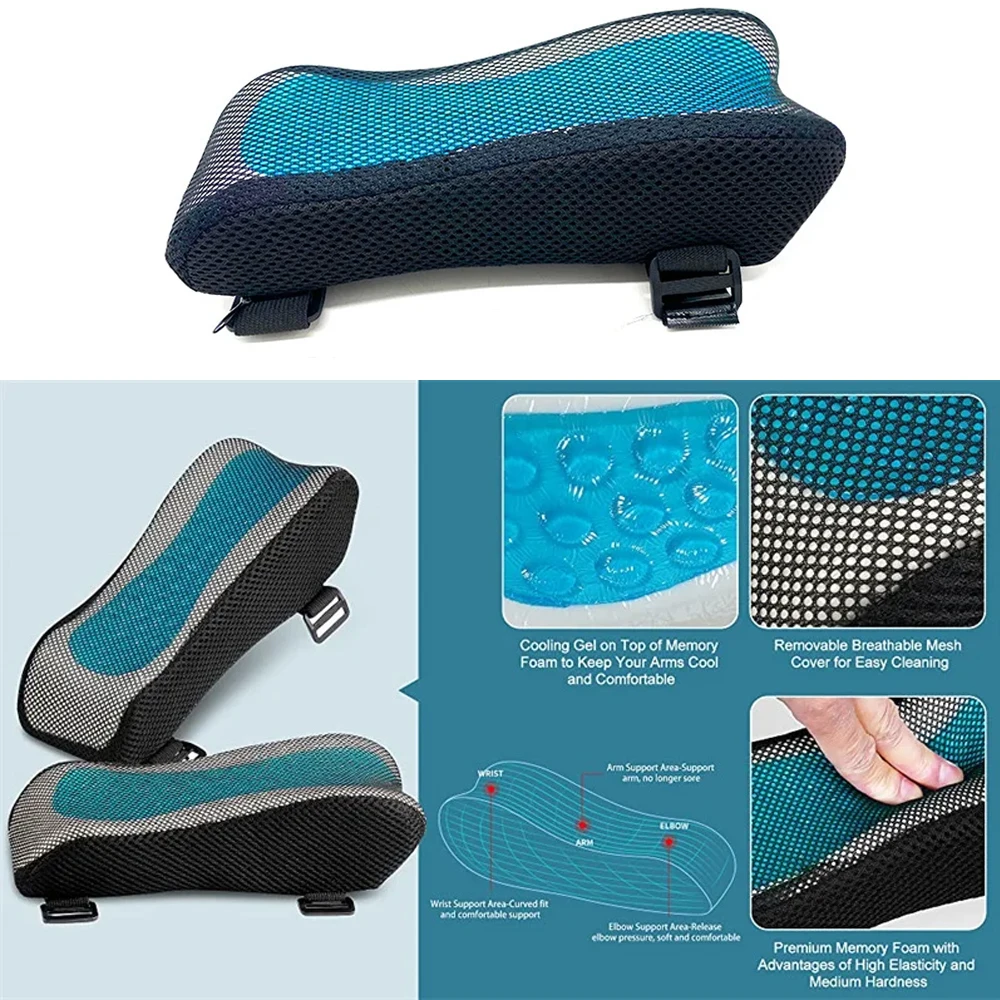 Pxoerzy Ergonomic Armrest Mouse Pad For Chair, Mouse Tray, Gaming Covers For Elbows And Forearms