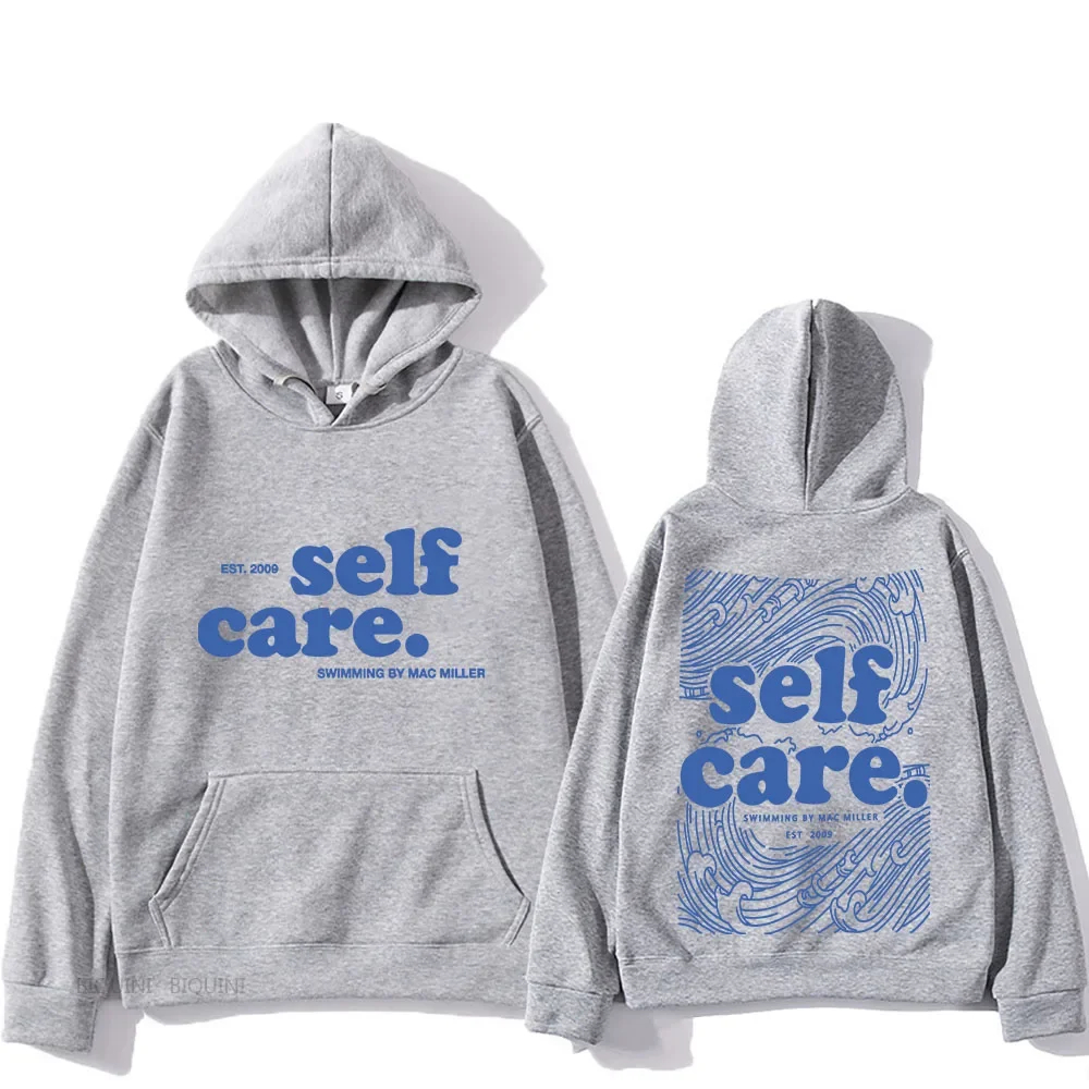 Description Picture 5 of itemMacc Miller Self Care Hoodies Heavy Mental Casual Men Sweatshirts Long Sleeve Winter Spring Hooded Pullovers Men Hip Hop Clothes